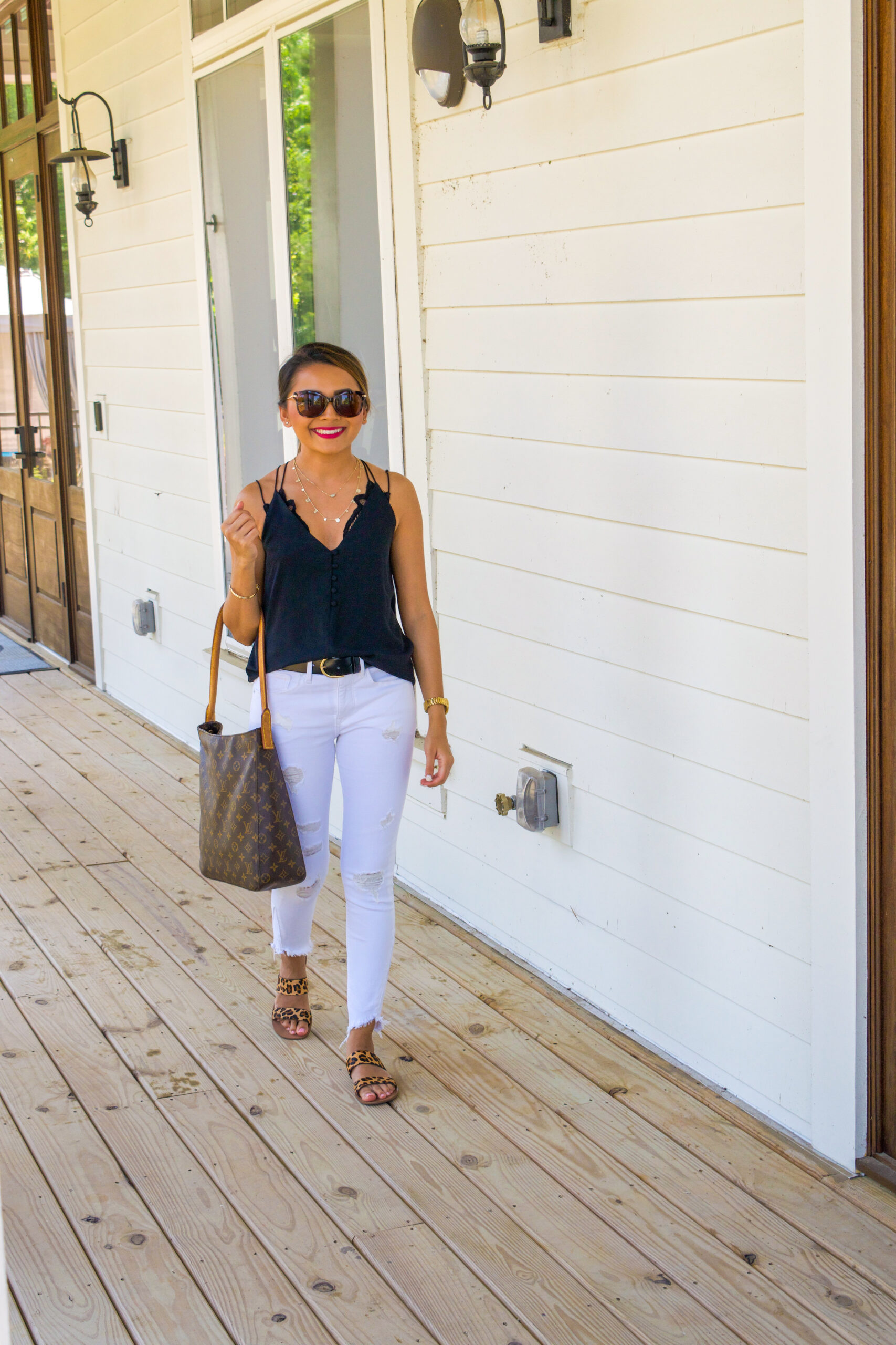 White Jeans // Memorial Day Sales // First Louis Vuitton Purchase