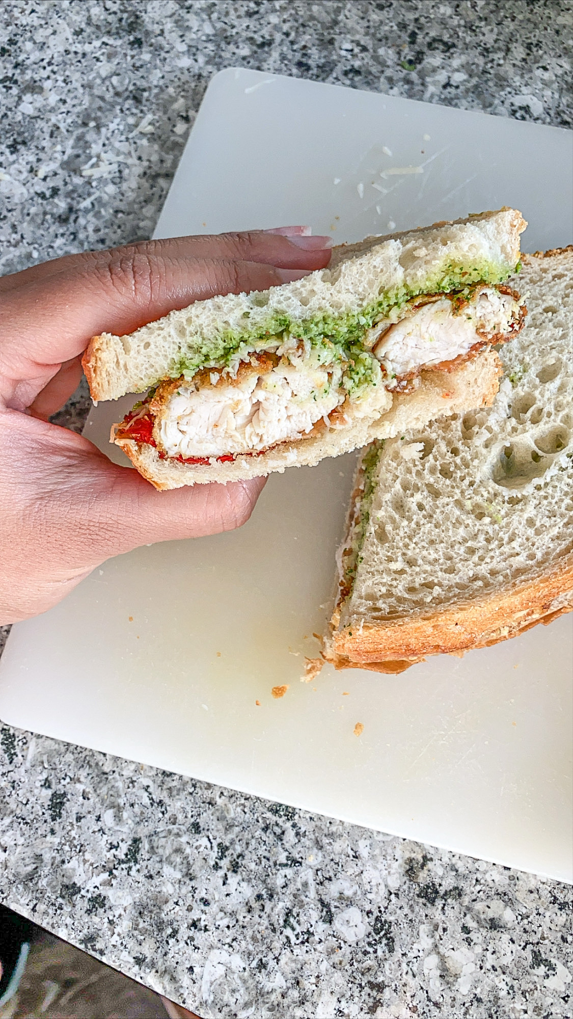 Pesto Parm Chicken Sandwich Recipe