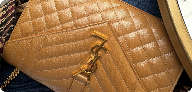 ysl leather bag