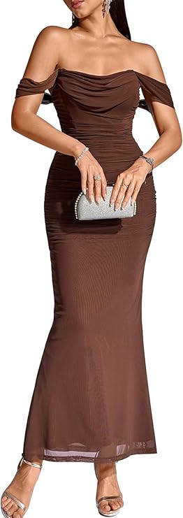 Chocolate brown special occasion dress amazon