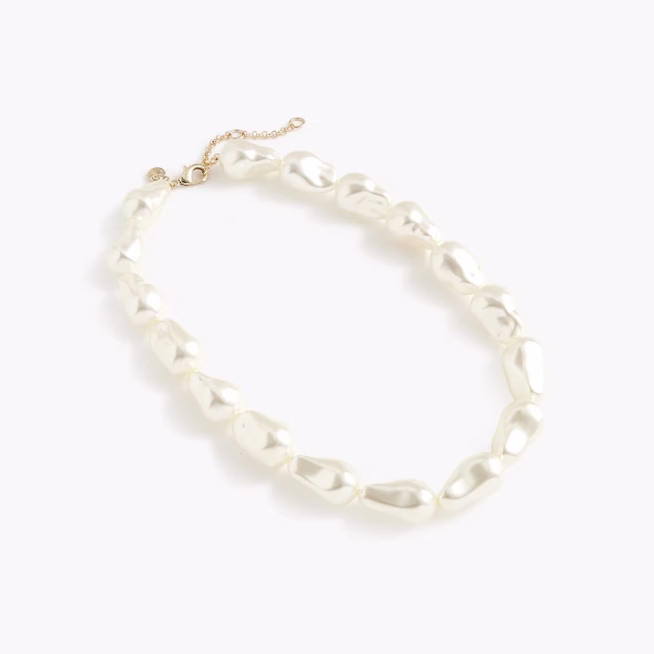 j crew factory pearl necklace