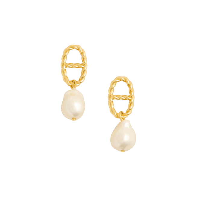 j crew pearl earrings