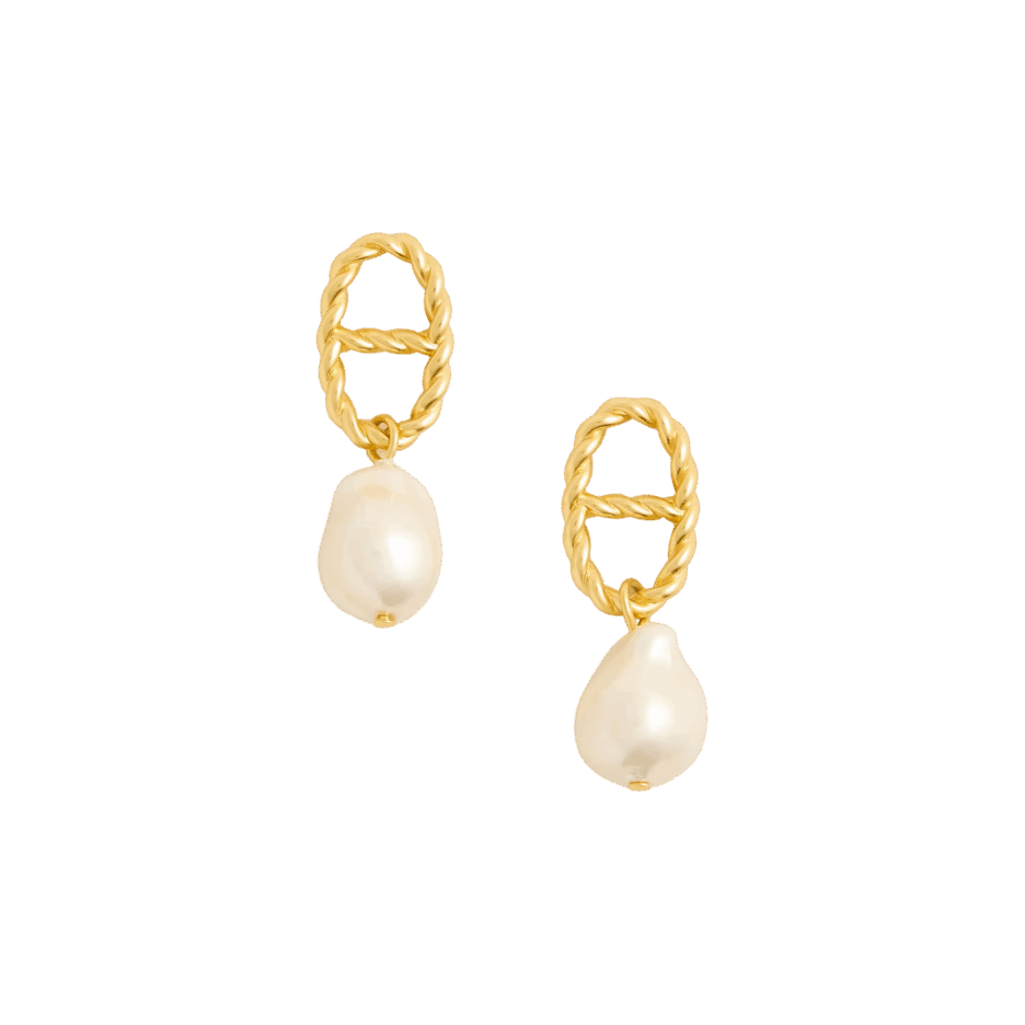 j crew pearl earrings