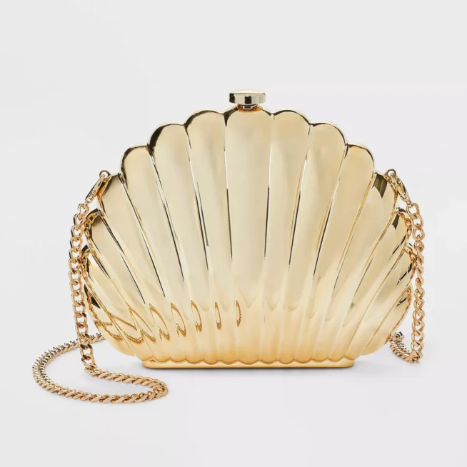 target gold shell bag