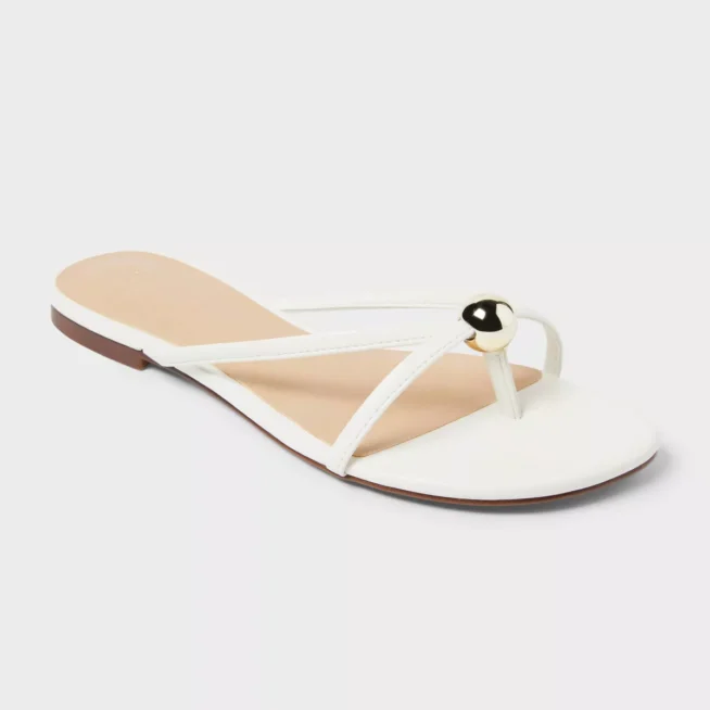 target white flip flops